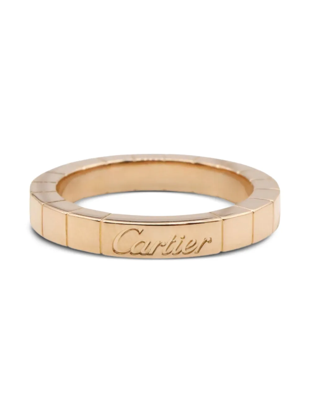 Cartier スクエアパネル リング 18Kローズゴールド - ゴールドトーン Cartier スクエアパネル リング 18Kローズゴールド - ゴールドトーン