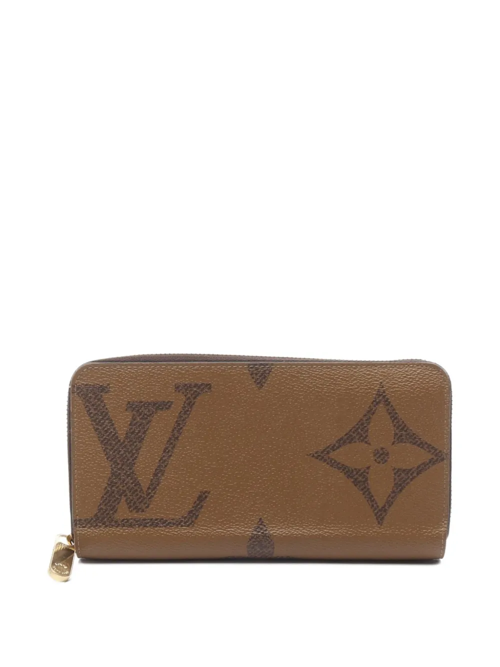 Louis Vuitton Pre-Owned 2020s モノグラム ファスナー財布 - ブラウン Louis Vuitton Pre-Owned 2020s モノグラム ファスナー財布 - ブラウン