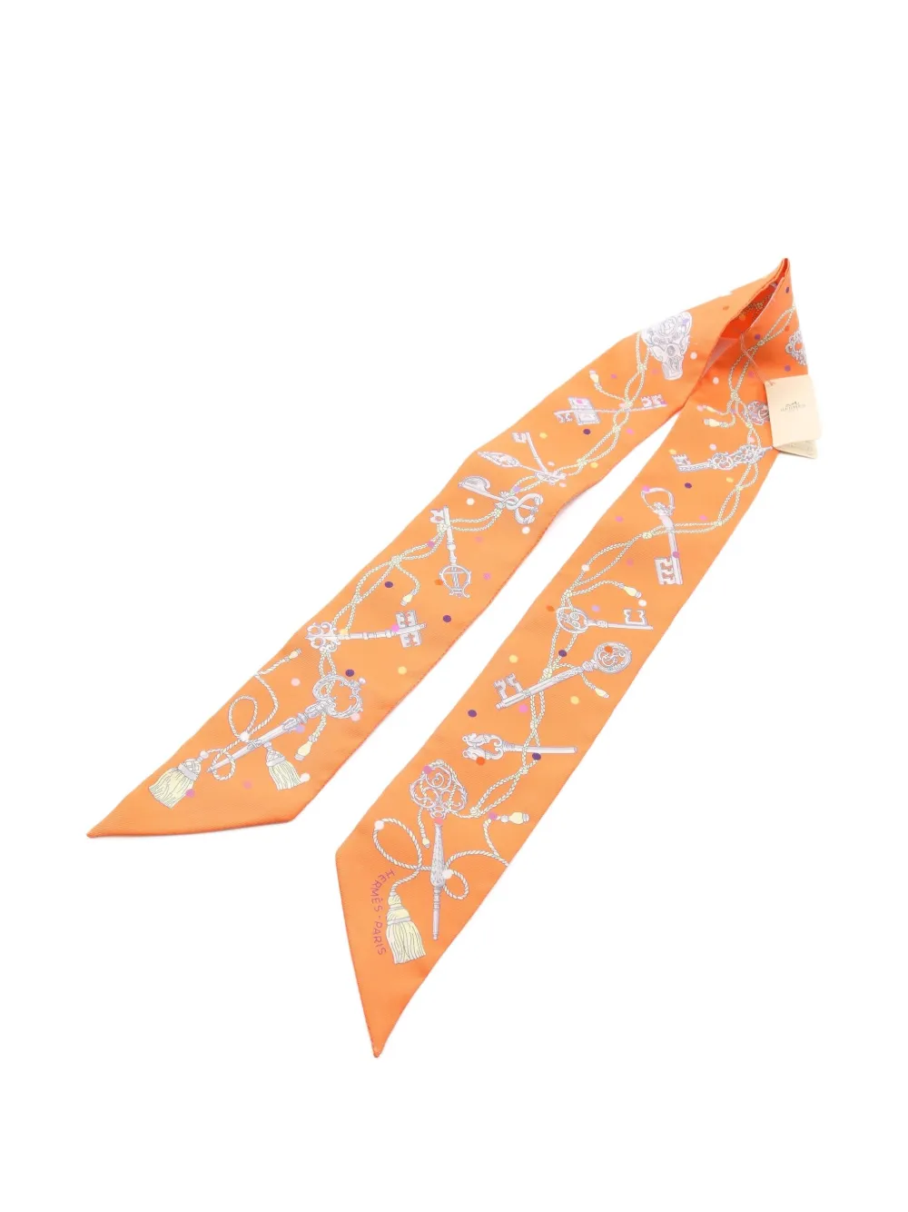 Hermès Pre-Owned 2020s Les Cles A Pois scarf | Image 2
