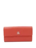 CHANEL Pre-Owned 2019 Coco Mark wallet - Red