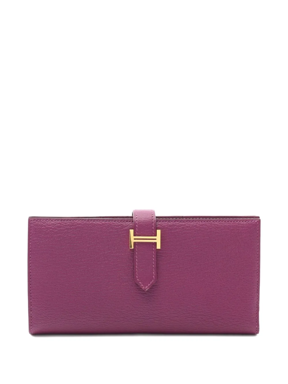 Hermès Pre-Owned 2014 レザー 財布 - パープル Hermès Pre-Owned 2014 レザー 財布 - パープル