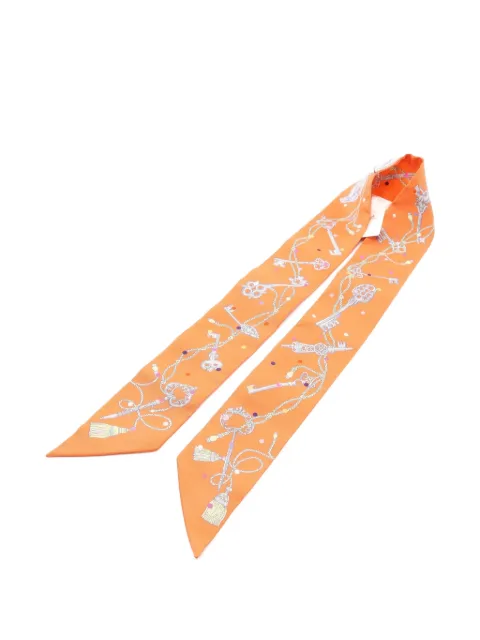 Hermès Pre-Owned 2020s Les Cles A Pois scarf