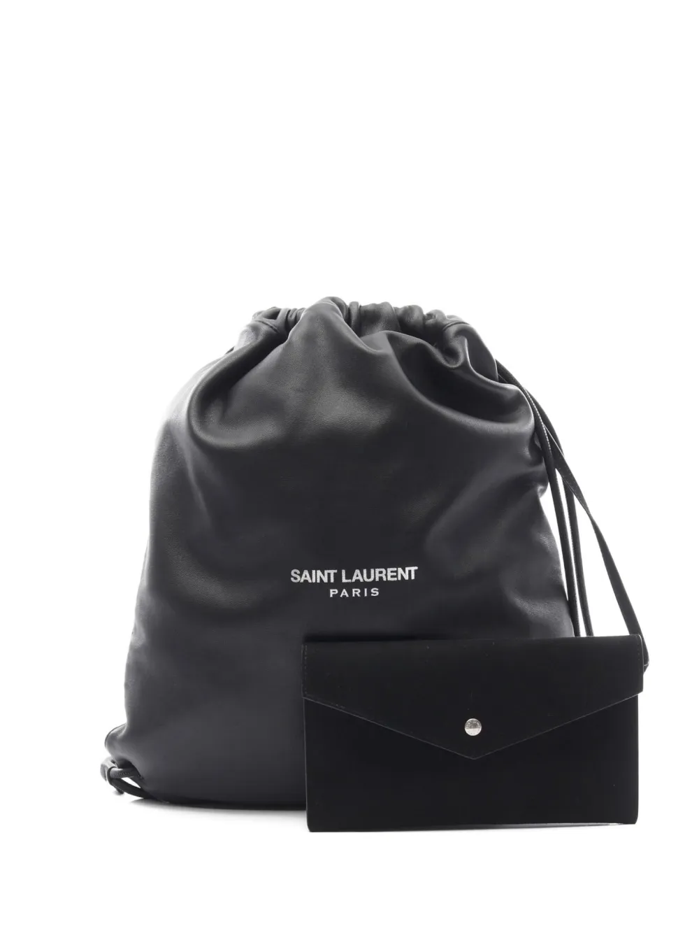 2010s Teddy leather drawstring backpack