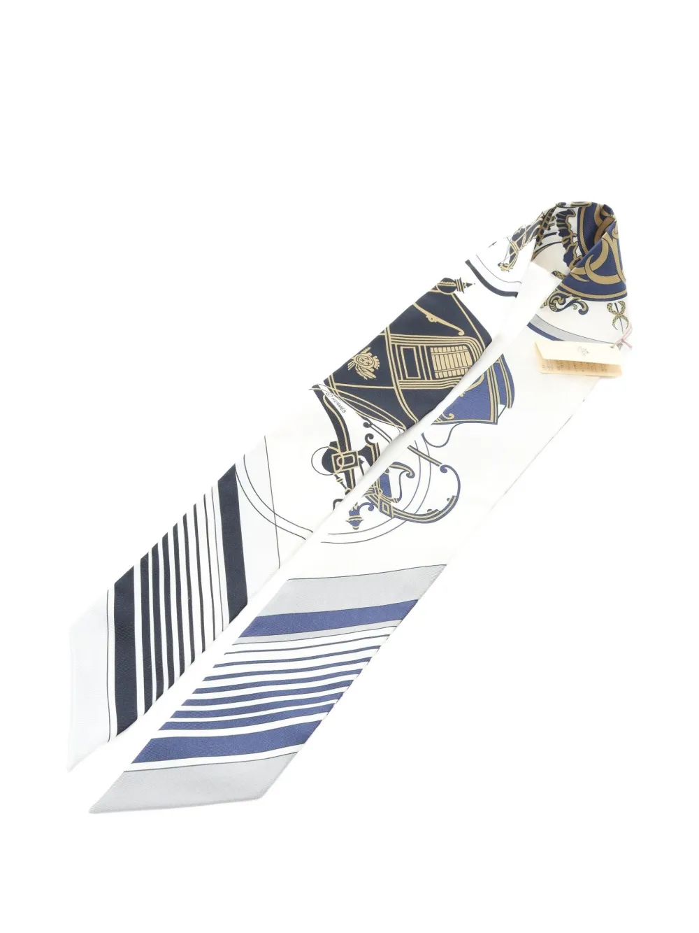 Hermès Pre-Owned 2020s Ex-libris twilly scarf | Image 2