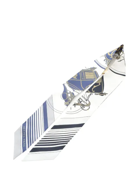 Hermès Pre-Owned 2020s Ex-libris twilly scarf