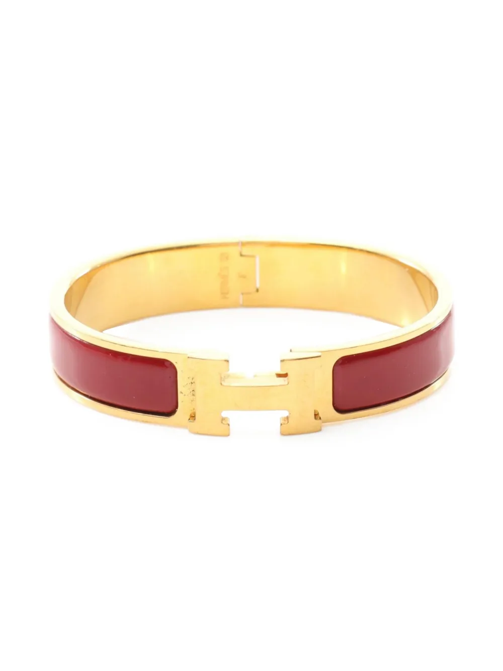 Hermès Pre-Owned 2000s クリッククラック H ブレスレット - ゴールドトーン Hermès Pre-Owned 2000s クリッククラック H ブレスレット - ゴールドトーン
