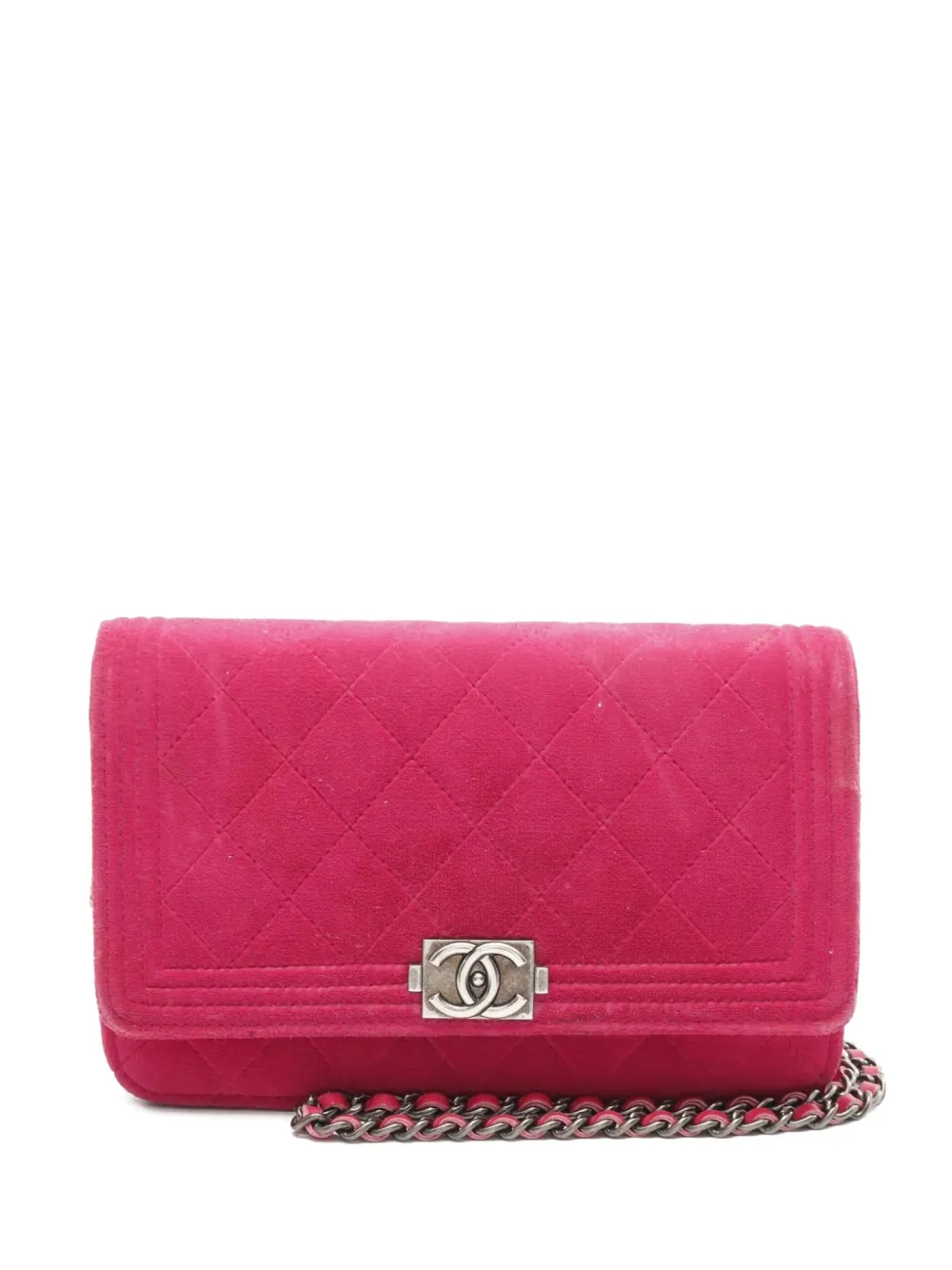 CHANEL Pre-Owned 2005-2006 マテラッセ ハンドバッグ - Pink Purple CHANEL Pre-Owned 2005-2006 マテラッセ ハンドバッグ - Pink Purple