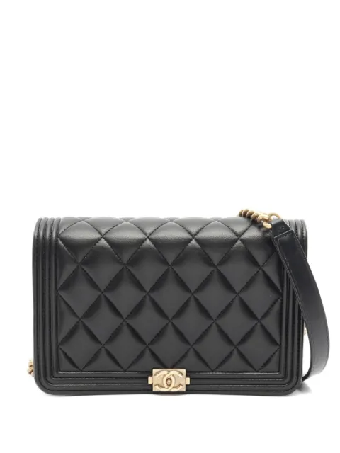 CHANEL Pre-Owned 2020-2021 Boy Matelasse Portemonnaie
