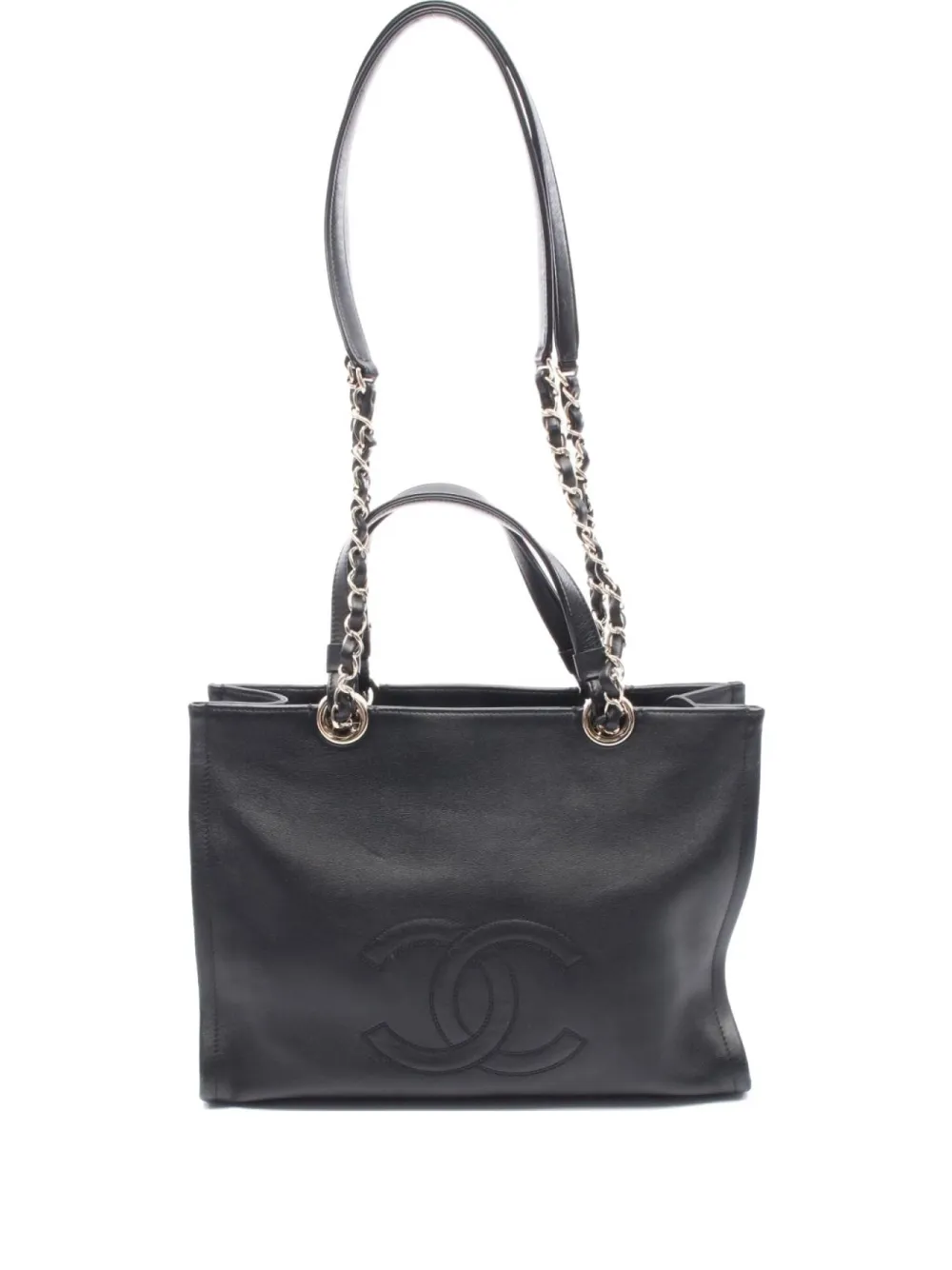 CHANEL Pre-Owned 2021 Coco Mark chain shoulder bag - ブラック CHANEL Pre-Owned 2021 Coco Mark chain shoulder bag - ブラック