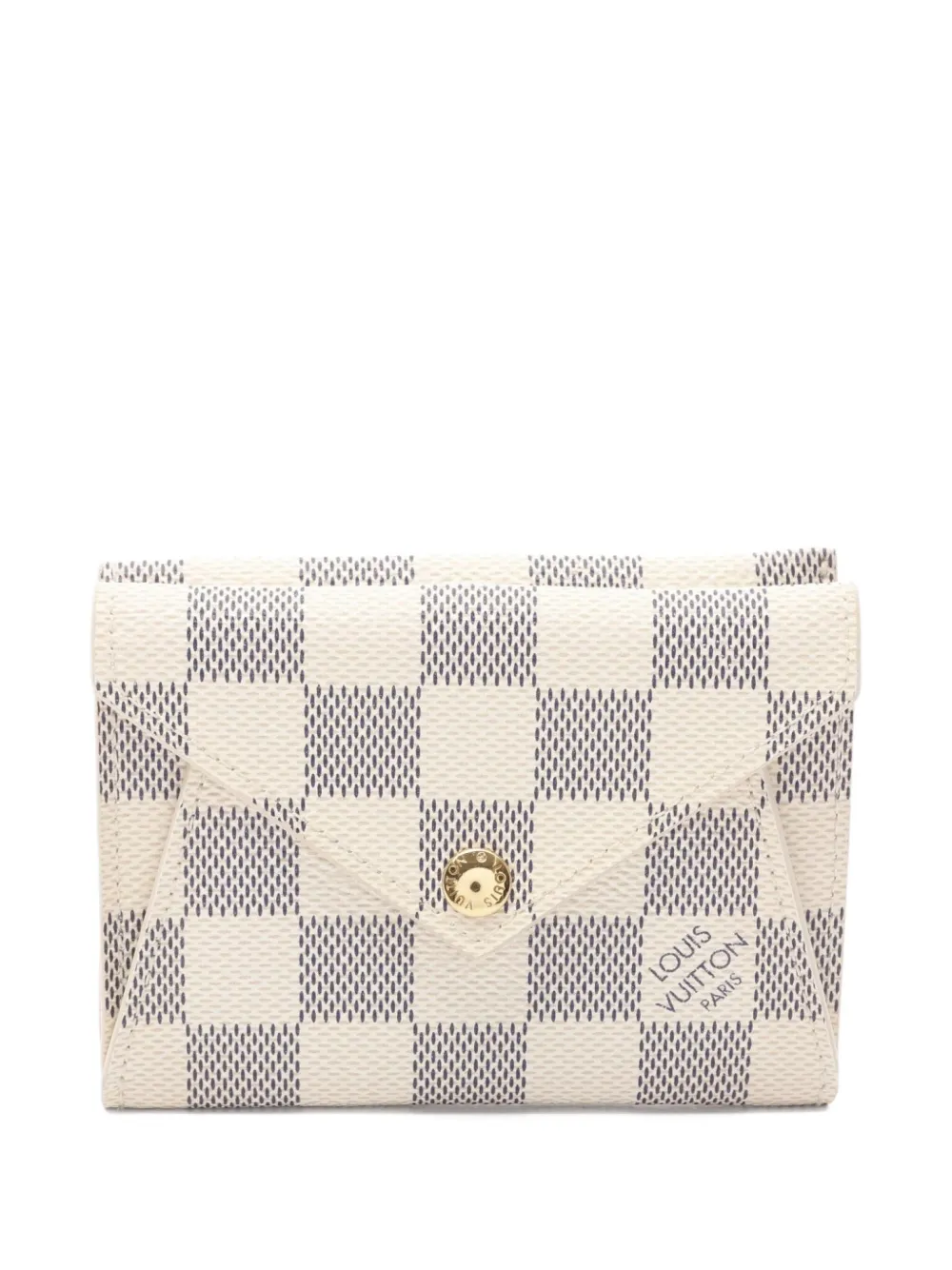 Louis Vuitton Pre-Owned 2012 ダミエ アズール オリガミ財布 - ホワイト Louis Vuitton Pre-Owned 2012 ダミエ アズール オリガミ財布 - ホワイト