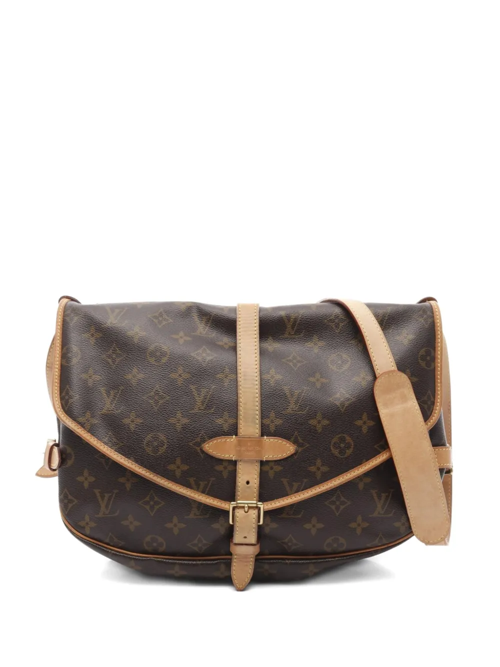 Louis Vuitton Pre-Owned 2012 ソミュール GM ショルダーバッグ - ブラウン Louis Vuitton Pre-Owned 2012 ソミュール GM ショルダーバッグ - ブラウン