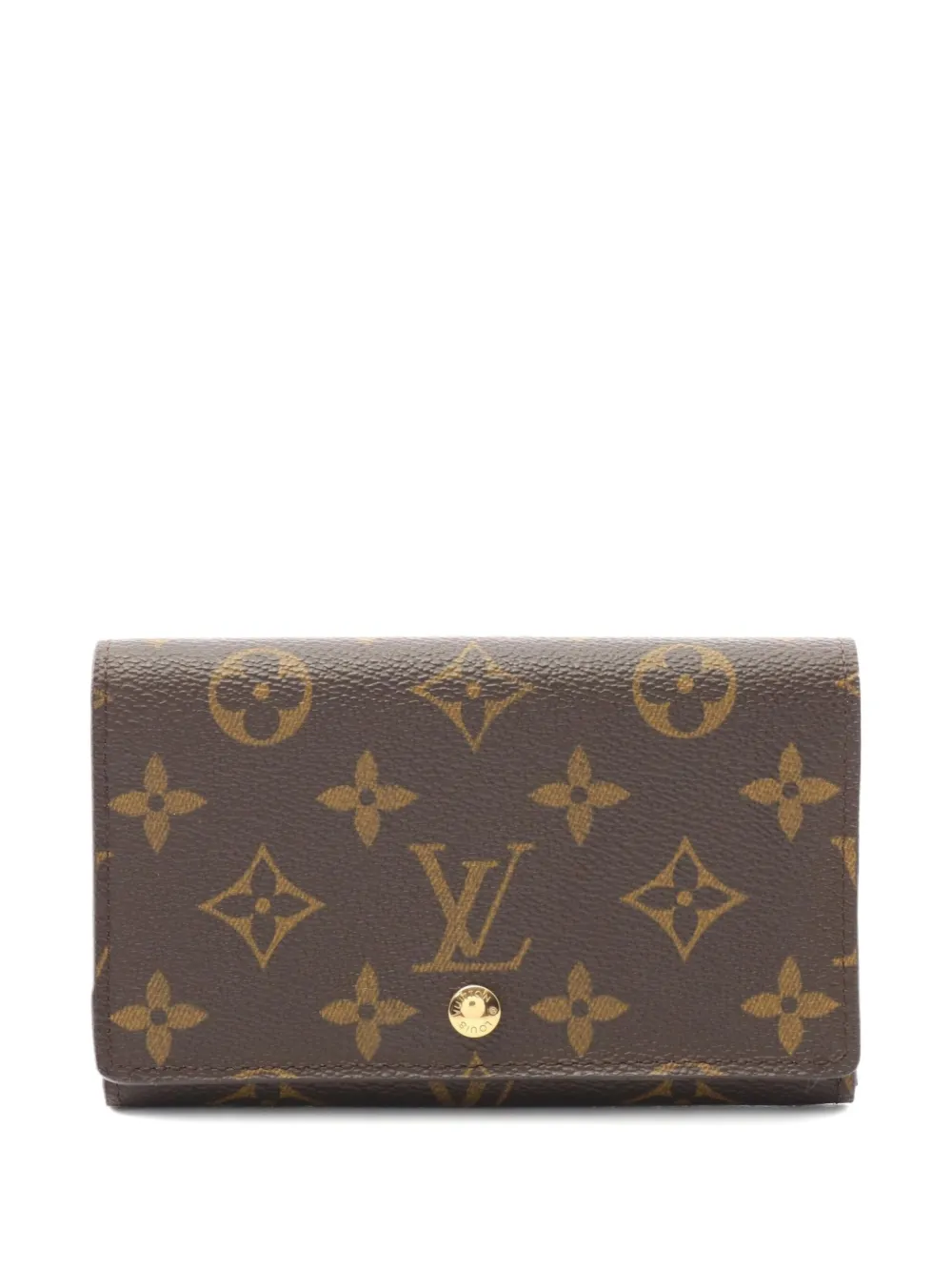 Louis Vuitton Pre-Owned 2002 Porte-Monnaie Bie Tresor bi-fold wallet | Brown | Image 1