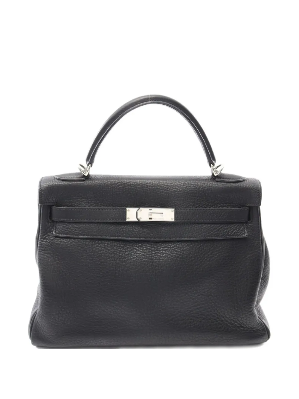 Hermès Pre-Owned 2007 ケリー 32 2way ハンドバッグ - ブラック Hermès Pre-Owned 2007 ケリー 32 2way ハンドバッグ - ブラック