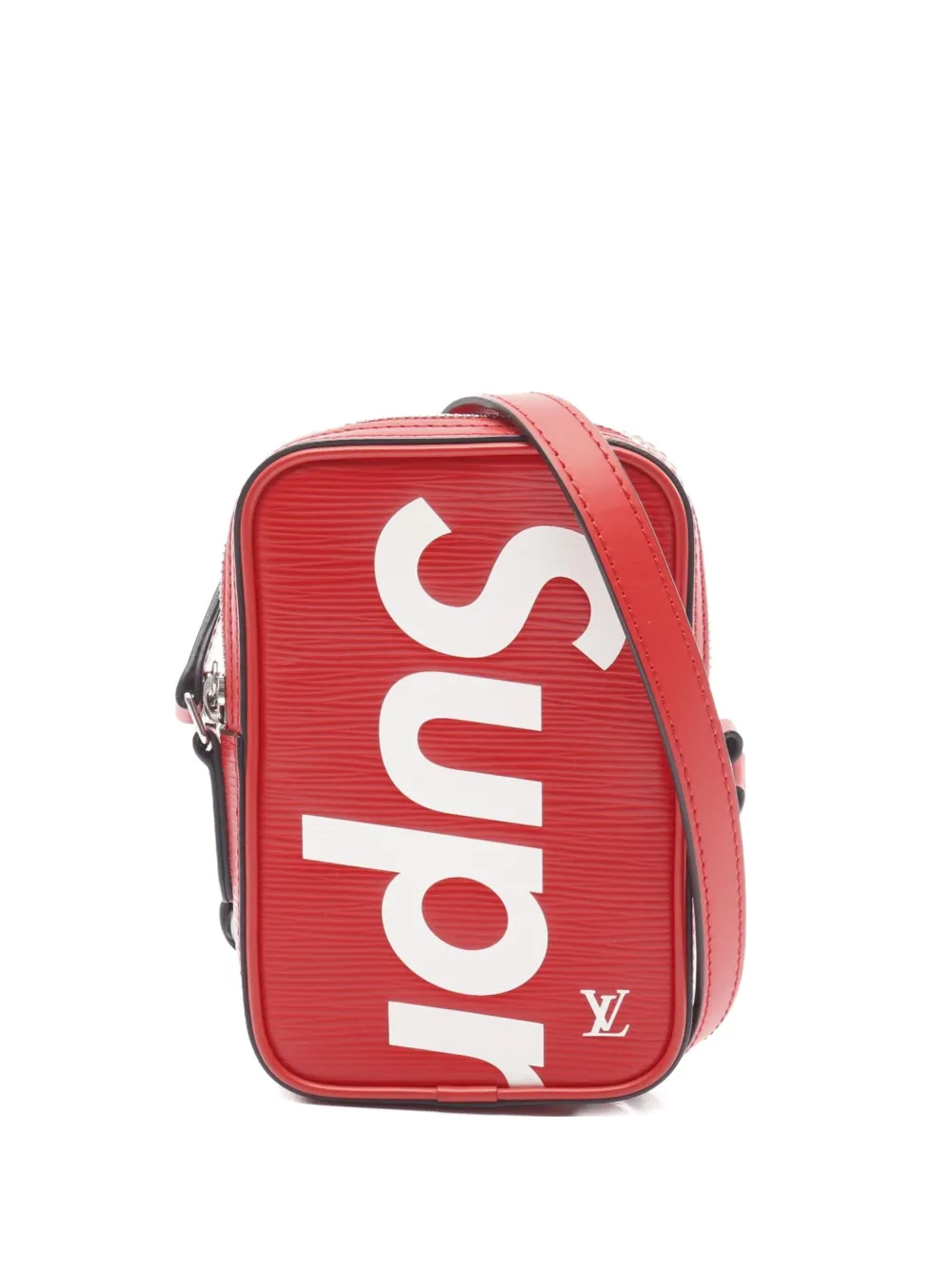 Louis Vuitton Pre-Owned x Supreme 2017 エピ ダヌーブ PPM ショルダーバッグ - レッド Louis Vuitton Pre-Owned x Supreme 2017 エピ ダヌーブ PPM ショルダーバッグ - レッド