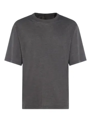 RICKOWENS♡ ブラックコットンTシャツ Rick Owens Short Level Tシャツ | ブラック | FARFETCH JP