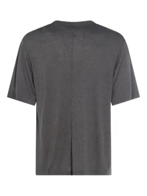 ★RICK OWENS★ ジャンプオーバーサイズ コットンTシャツ* Rick Owens Jumbo オーガニックコットン Tシャツ | ブラック