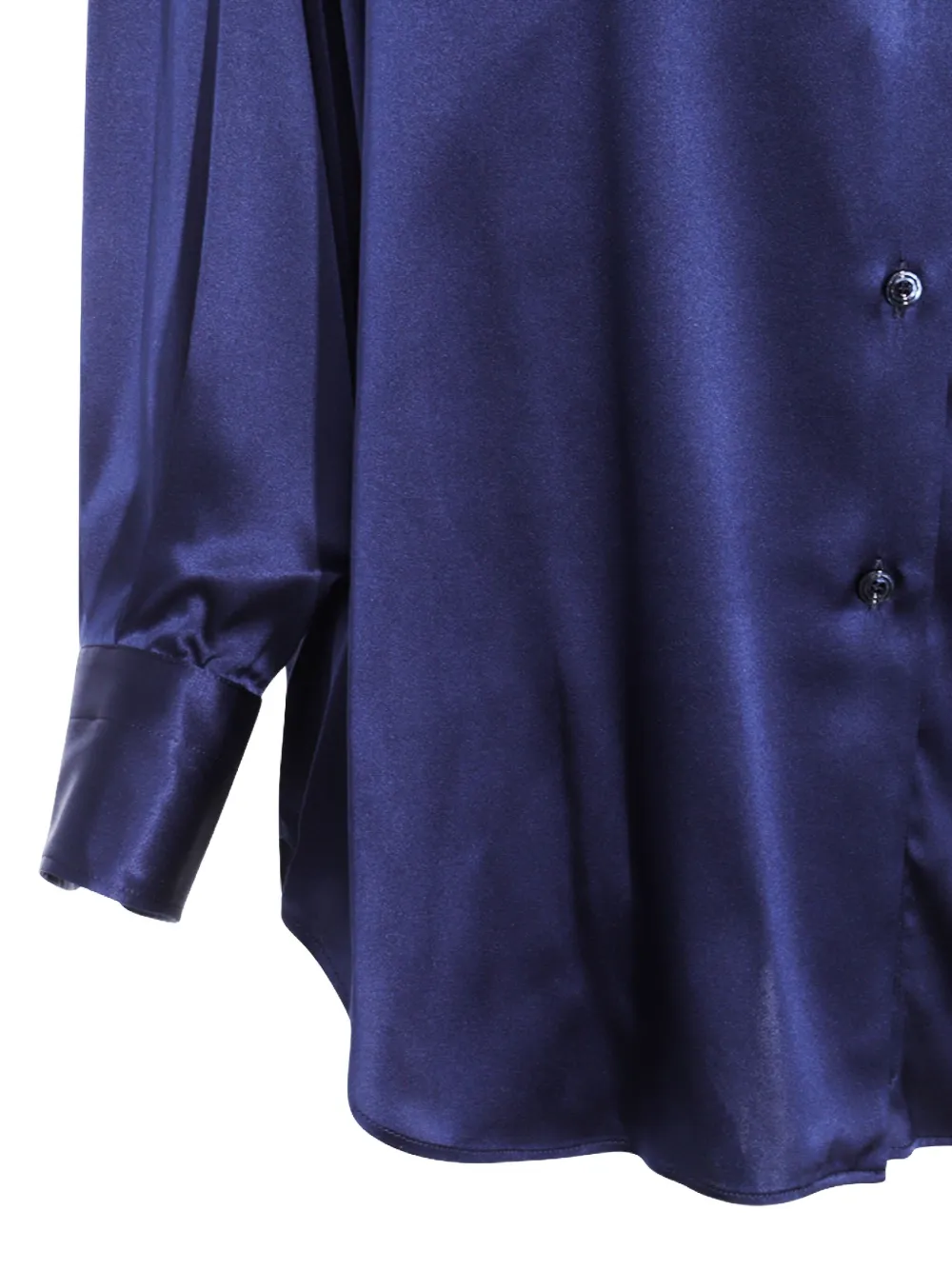 TOM FORD Satijnen blouse Blauw