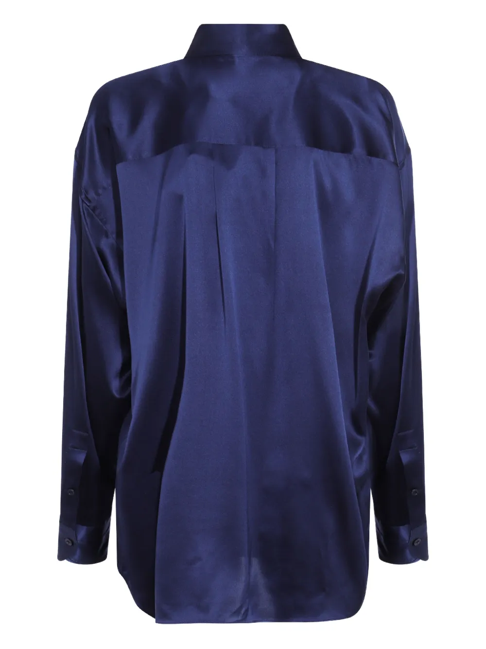 TOM FORD Satijnen blouse Blauw