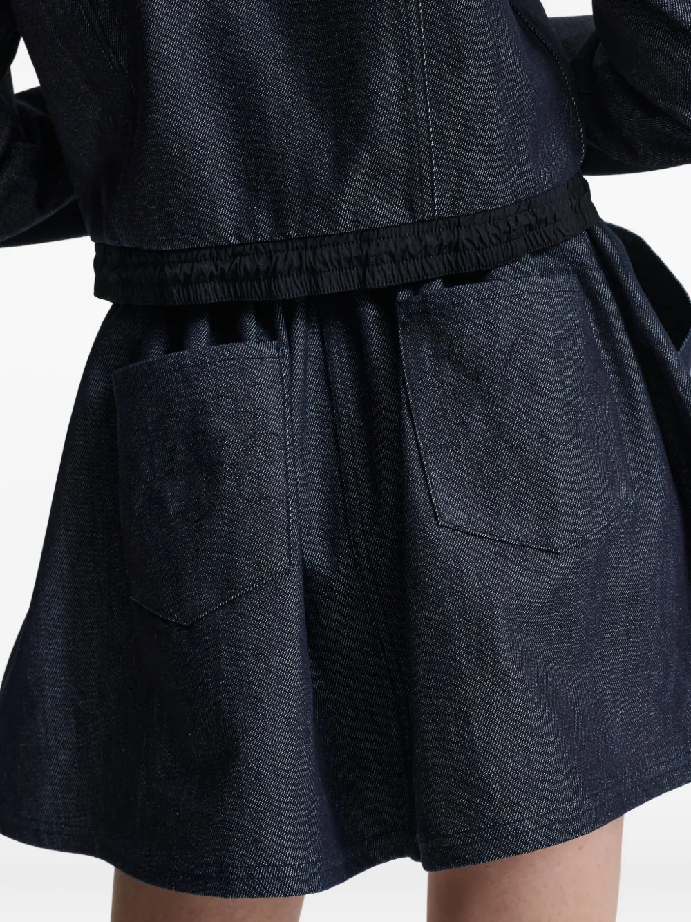 Cecilie Bahnsen Bobbi waistband pocket skirt Blauw