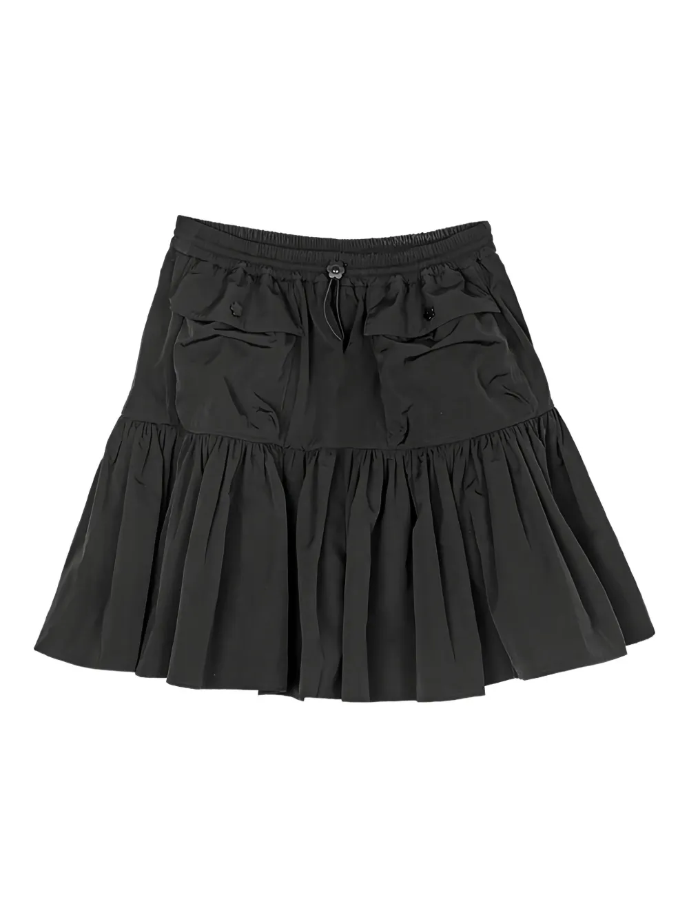 Cecilie Bahnsen Blair ruffled two-pocket mini skirt Zwart