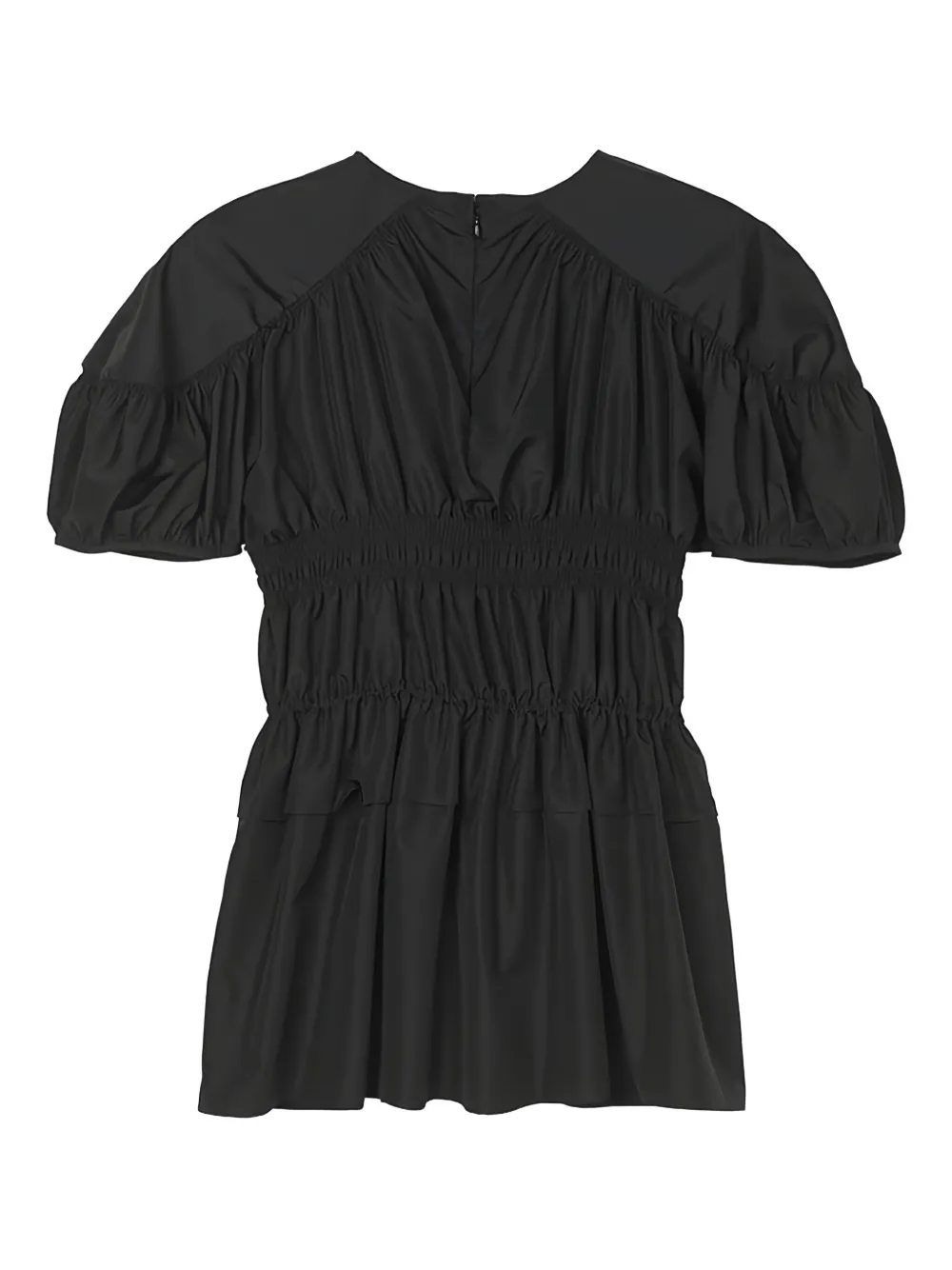 Cecilie Bahnsen Brooklyn puff-sleeve top Zwart
