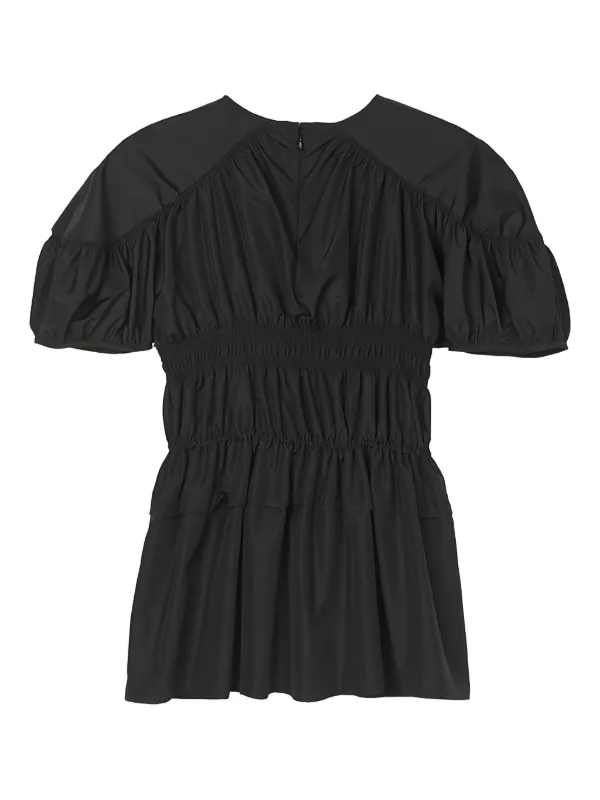 Cecilie Bahnsen ブラックパフスリーブトップス Cecilie Bahnsen Brooklyn パフスリーブ トップ | ブラック