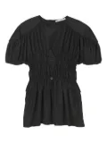 Cecilie Bahnsen Brooklyn puff-sleeve top - Black