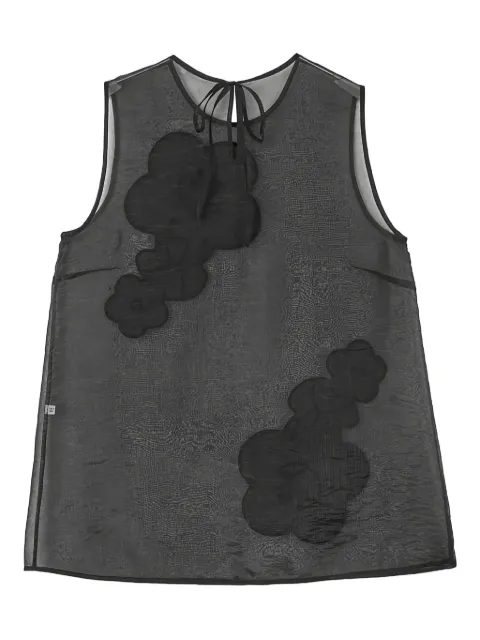 Cecilie Bahnsen Alba flower-embellishment top