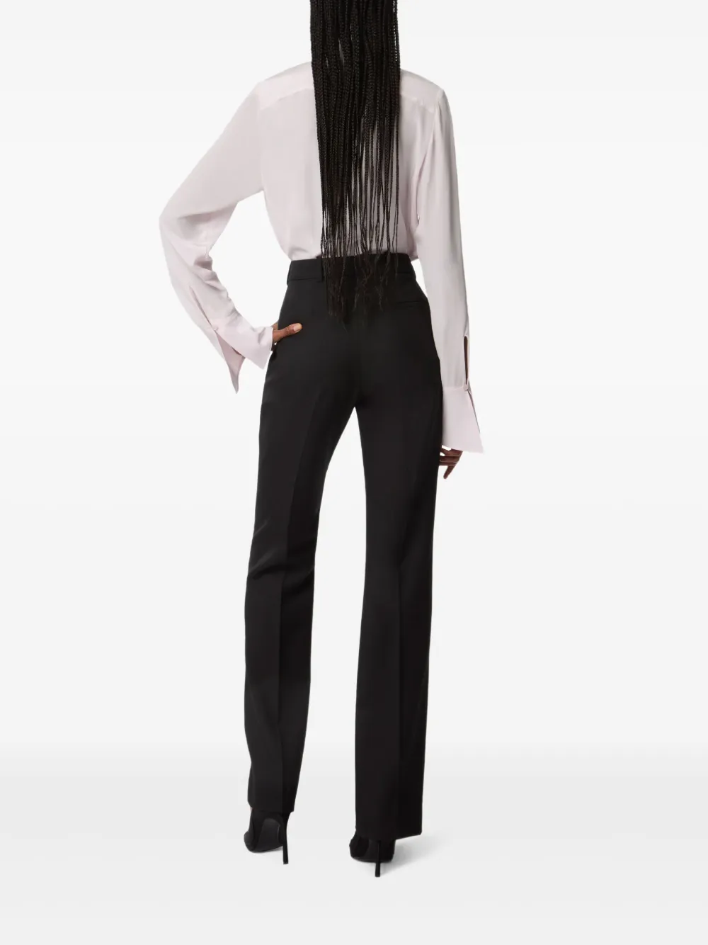 Nina Ricci Blouse met gestrikte hals Roze