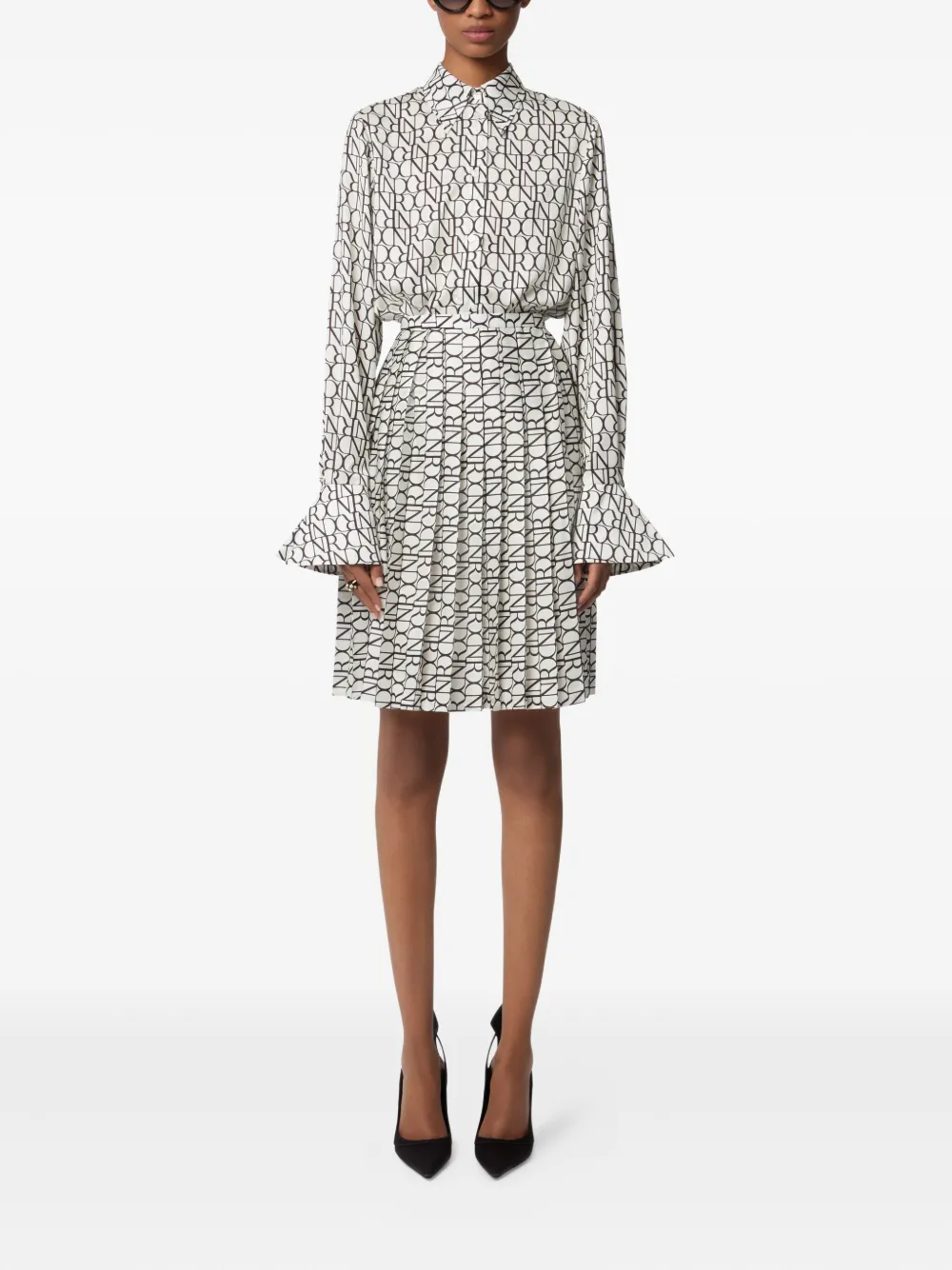 Nina Ricci Blouse met print - Wit