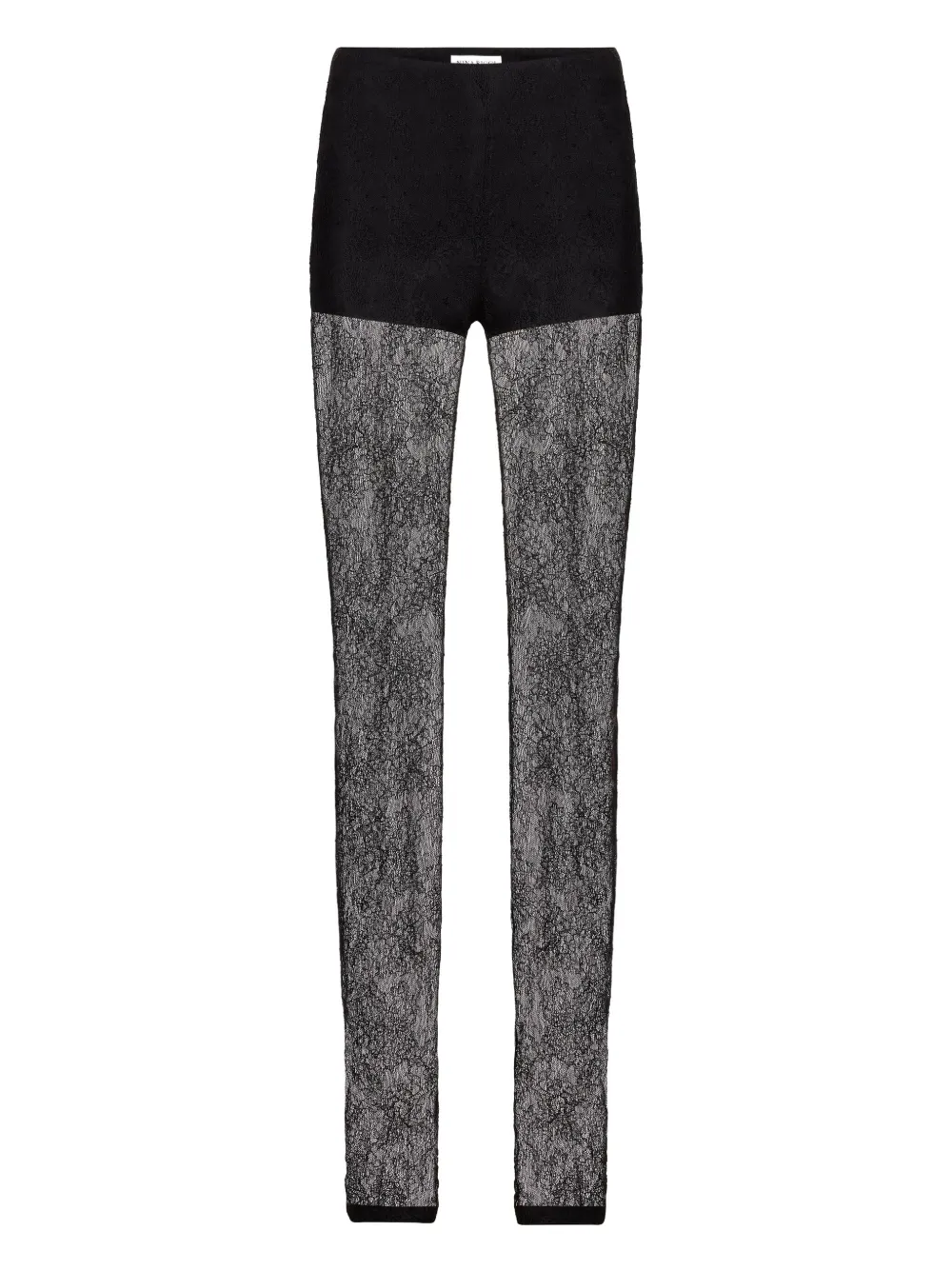 Nina Ricci Lace Trousers In Black