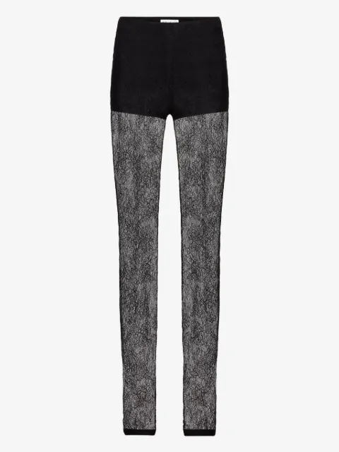 Nina Ricci pantalon droit en dentelle