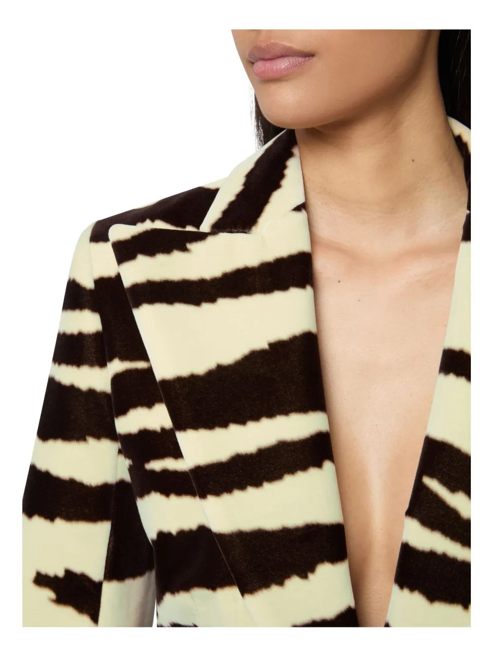 Nina Ricci Blazer met enkele rij knopen Bruin