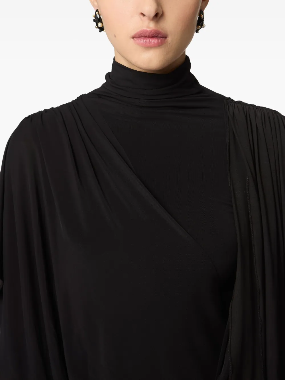 Nina Ricci Drops of Light oorbellen - Zwart