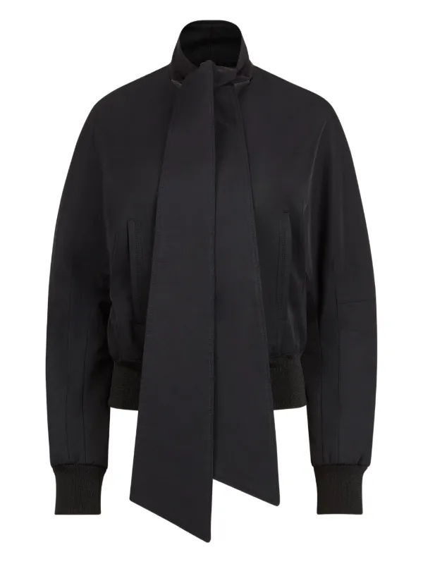 ニナリッチ ボンバージャケット Nina Ricci ボンバージャケット | ブラック | FARFETCH JP