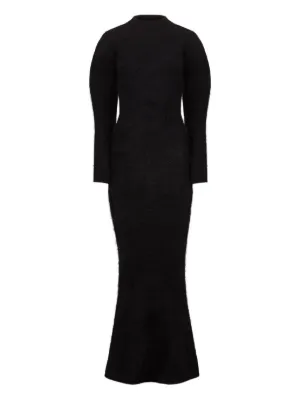 off the shoulder lace mermaid dress Lara 28884- Off Shoulder Mermaid Lace Gown 4 / Navy Ombre