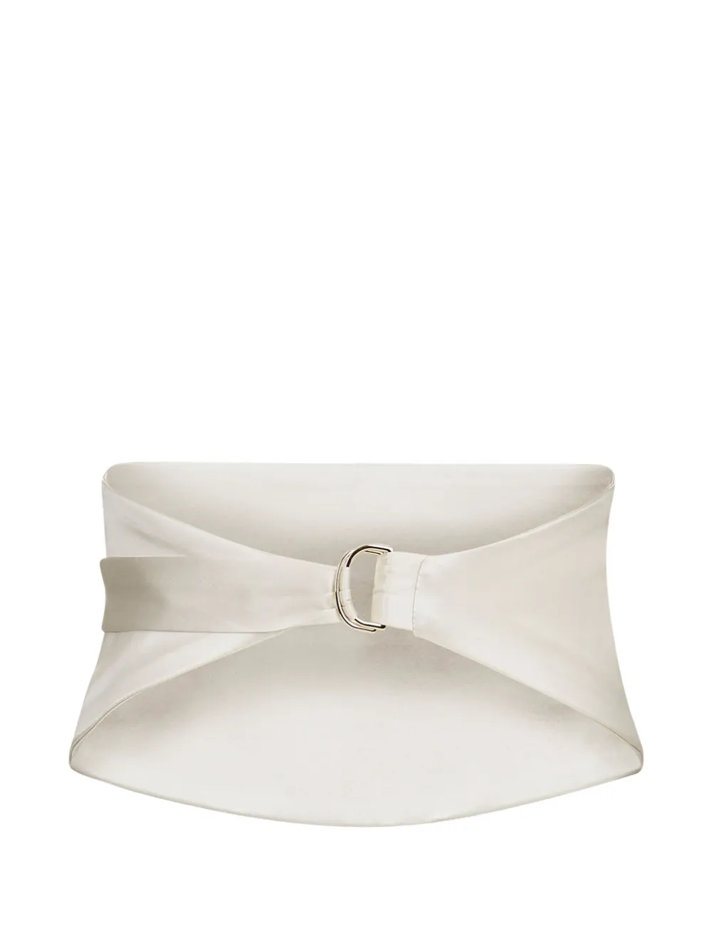 Nina Ricci pleated adjustable belt Wit