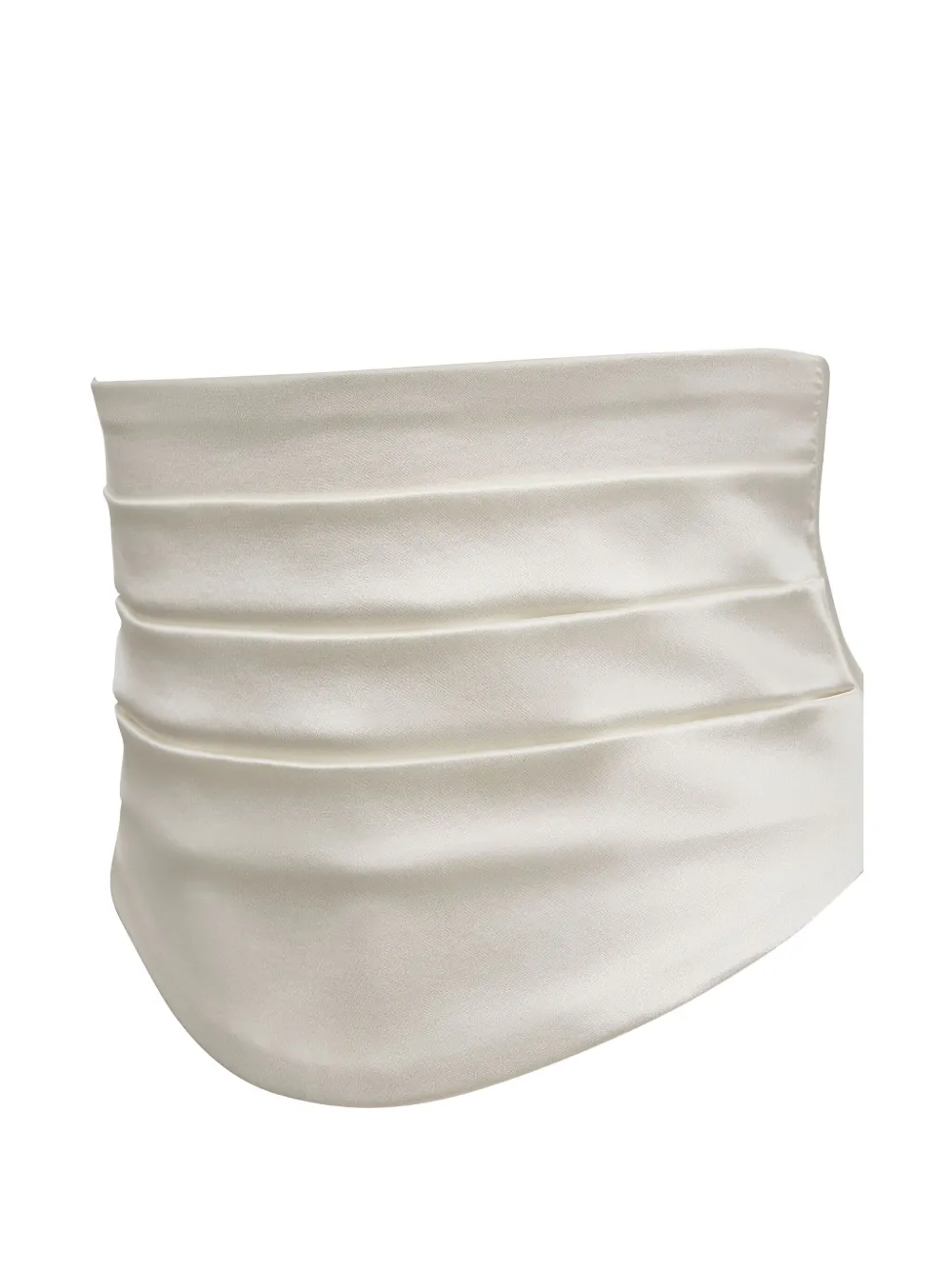 Nina Ricci pleated adjustable belt Wit