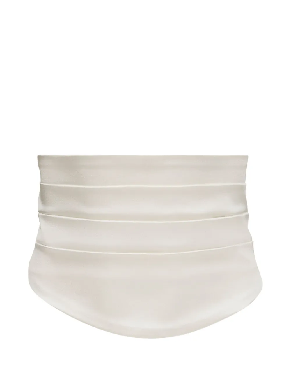 Nina Ricci pleated adjustable belt Wit