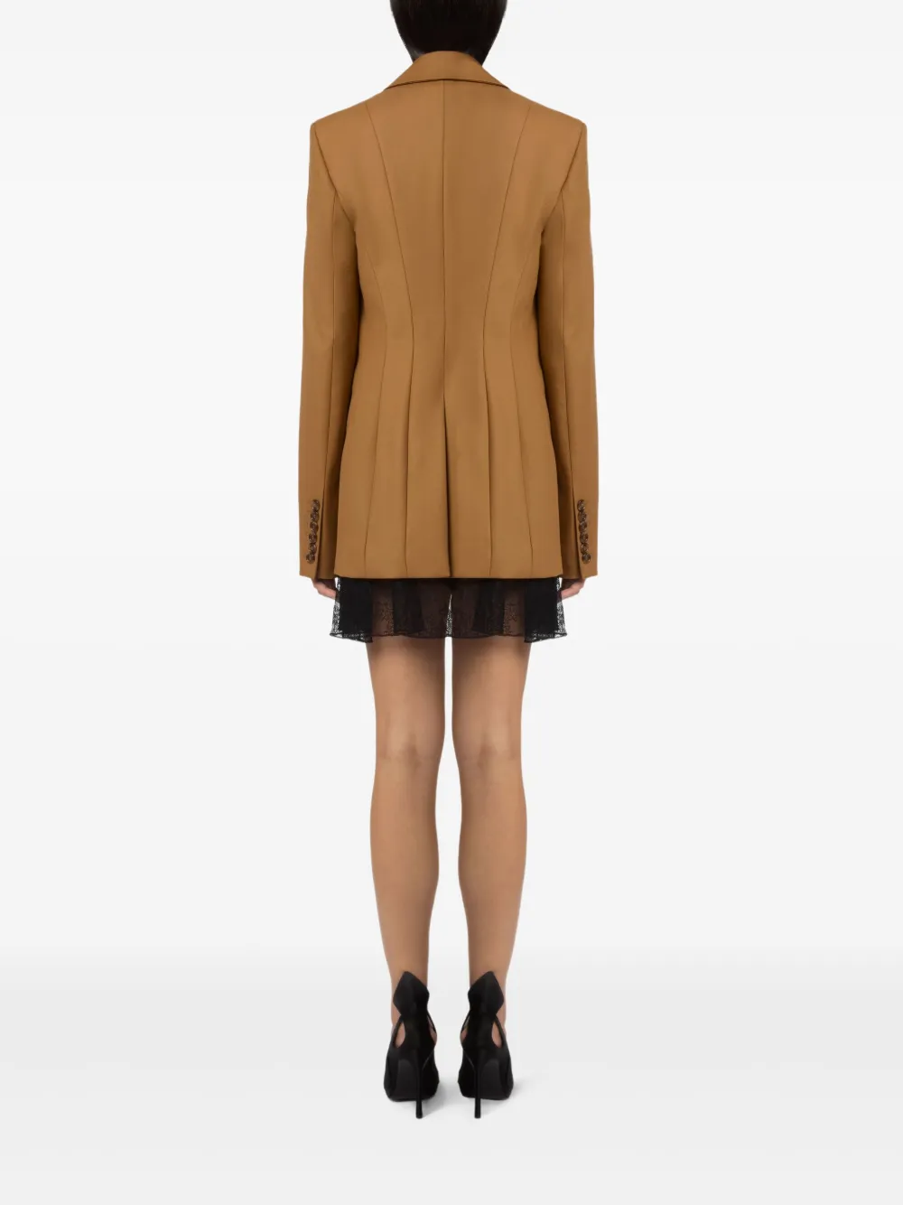 Nina Ricci Jack met dubbele rij knopen Bruin