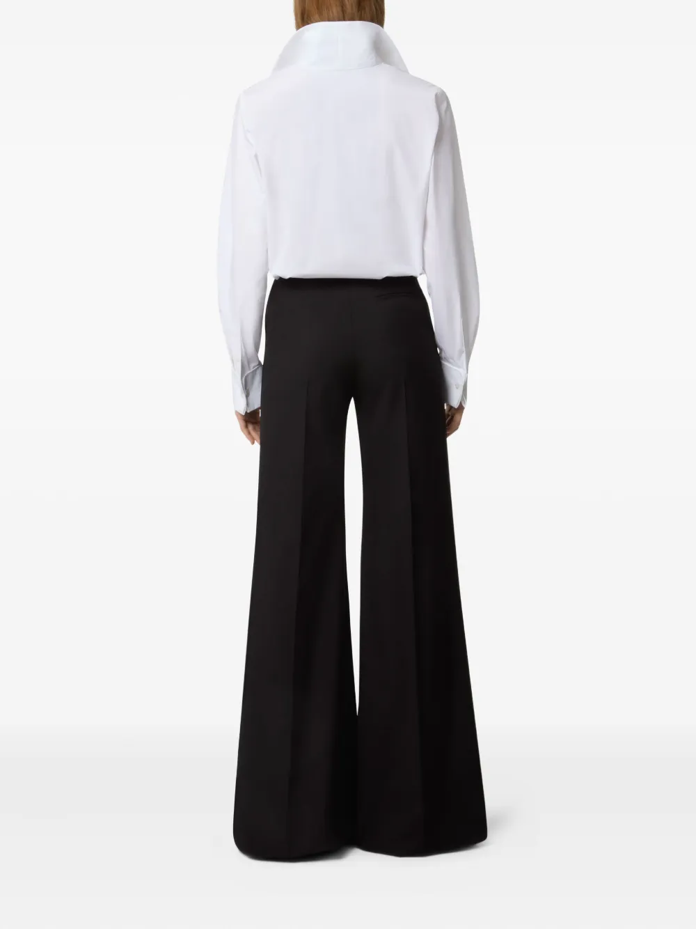 Nina Ricci Blouse met oversized kraag Wit