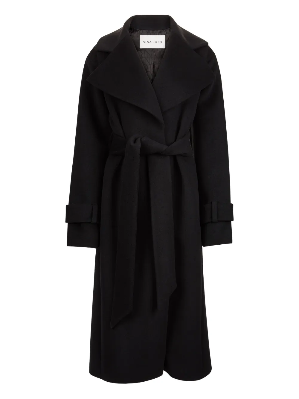 Nina Ricci Jas met fluwelen afwerking Zwart