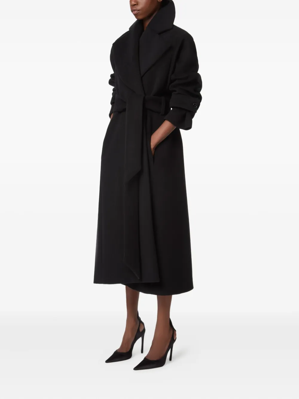 Nina Ricci Jas met fluwelen afwerking Zwart