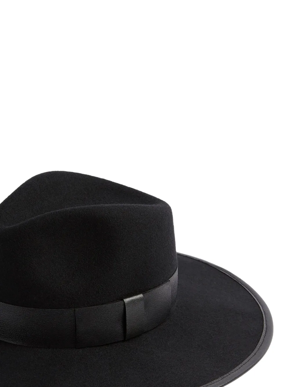 Nina Ricci wool fedora hat Zwart