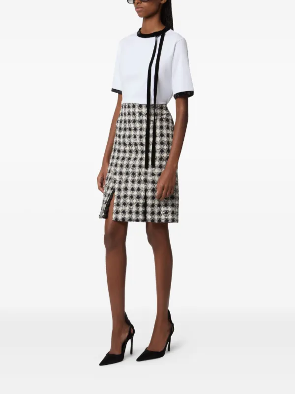 Nina Ricci ★ ベルベットトリム Tシャツ Nina Ricci ベルベットトリム Tシャツ | ホワイト | FARFETCH JP
