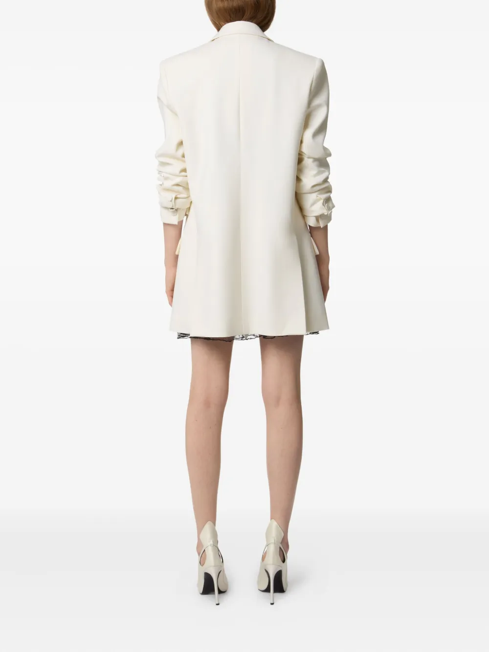 Nina Ricci Blazer met dubbele rij knopen Wit