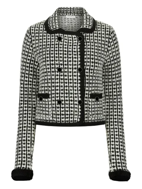 Nina Ricci tweed-effect double-breasted jacket