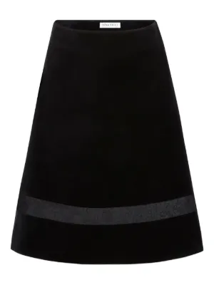 【関税込み】Nina Ricci ブラック キルティング ミニスカート OOPS MINOTECHタックミニスカート[LA25-25K011]｜URBAN RESEARCH