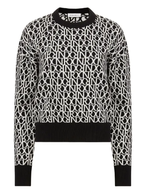 Nina Ricci monogram wool sweater