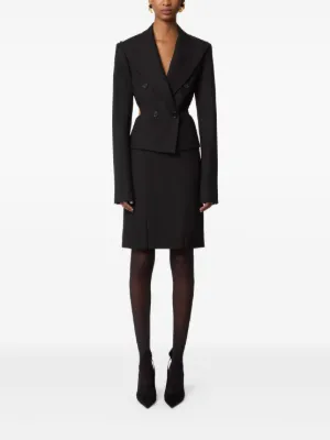 Nina Ricci>>ペプラムマキシスカート Nina Ricci ペプラム スカート | ブラック | FARFETCH JP
